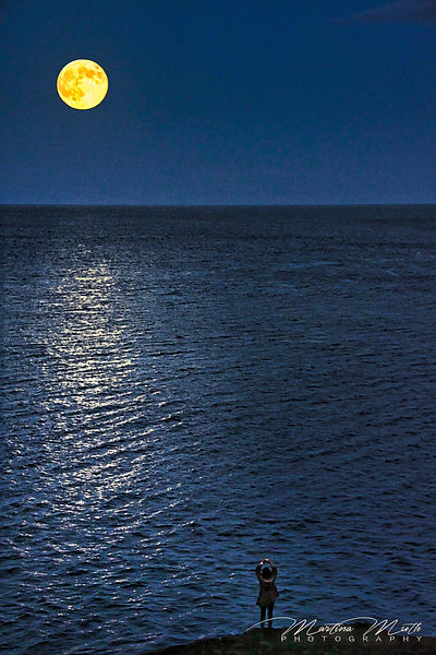 Supermoon in Falmouth