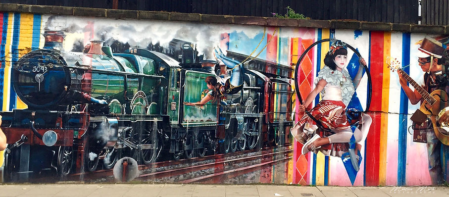 Graffiti bei Chalk Farm