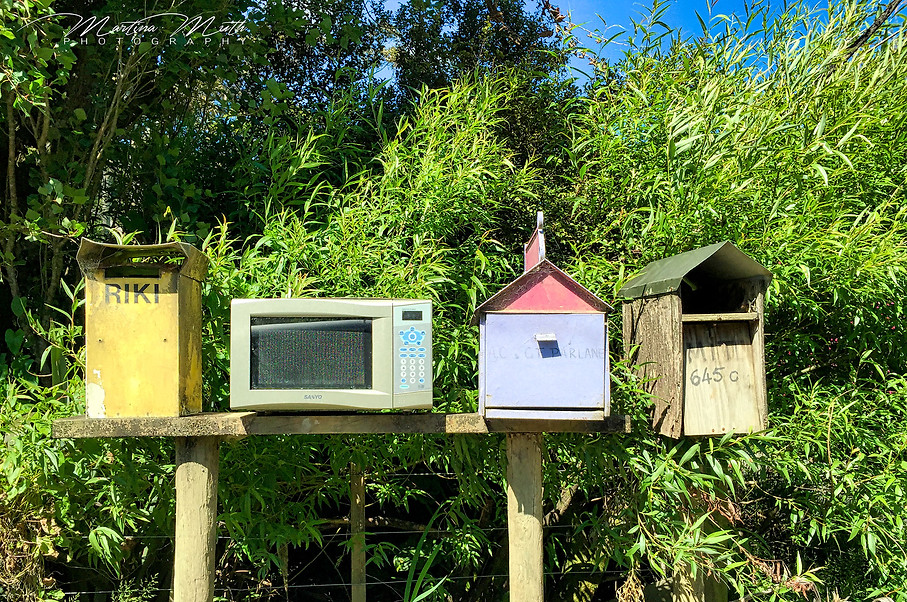 Postkästen in Neuseeland